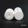 Tubo de cepillo cosmético para cejas blanco portátil redondo de plástico paquete de tubo de cepillo al por mayor