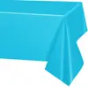 Mantel de Color Sólido para Mesa de Amazon Mantel de Plástico Desechable de PE Adecuado para Diversas Ocasiones de Eventos y Fiestas Mantel