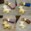 Hazte Rico Inmediatamente, Llavero de Oro Puro, Colgante de Pony Dorado del Zodiaco de Dibujos Animados, Colgante Versátil y Lindo Regalo para Parejas