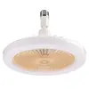 Luz ventilador LED base de rosca E27 luz de ventilador de techo para cocina del hogar, ventilador de luz de techo con control remoto, bombilla de alto brillo de ahorro de energía para protección ocular