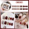 Productos terminados para decoración de uñas hechos a mano. Parche para uñas Advanced Pure Wind. Colección de parches para decoración de uñas con diamantes grandes y diamantes.