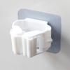 Gran cantidad de ganchos para mopa sin perforación, sin costuras, para baño, almacenamiento conveniente, clip de pared para mopa, gancho adhesivo interior