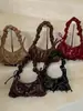 Bolso de hombro de nicho transfronterizo Otoño 2026 con lazo plisado, Bolso tipo dumpling de moda