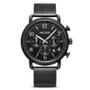 Reloj Megir para hombre en stock, cronógrafo con calendario, correa de acero, reloj de cuarzo deportivo moderno 2158