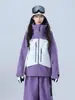 Conjunto de Macacão de Ski para Mulheres e Homens, Impermeável para Snowboard, Espessado, Costuras Totalmente Seladas, Macacão de Neve Profissional, Conjunto de Blusa e Calça 3L