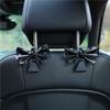 Gancho para Coche con Forma de Lazo, Elegante Gancho para Respaldo de Asiento de Coche, Suministros de Moda para el Interior del Coche al por Mayor