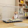 Gaiola para Cães Cães de Porte Médio Uso Doméstico Interno Cães Pequenos Teddy Chai Dog Urso Pomei Especial para Pets Gaiola de Ferro para Gatos Canil