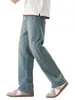 Ropa de Hombre Fengshe / 2026 Nuevos Jeans Casuales Elásticos Rectos Sueltos con Cintura Elástica