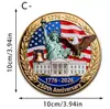 Día de la Independencia 250 Aniversario de los Estados Unidos Posavasos de Acrílico para Tazas de Café Posavasos Aislantes para Té Juego de Posavasos Antideslizantes