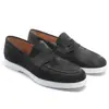 Novos sapatos slip-on leves para comércio exterior transfronteiriço, sapatos baixos casuais europeus e britânicos