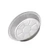 Platos de Papel de Aluminio para Freidora de Aire al por Mayor Redondos Espesados Desechables Tazones de Papel de Aluminio Horneado Barbacoa Horno Doméstico Cajas de Papel de Aluminio