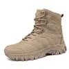 Novas botas táticas de cano alto de grande porte transfronteiriças para treinamento de campo, caminhada e combate, disponíveis para atacado