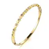 Pulseiras Transfronteiriças Europeias e Americanas de Alta Qualidade, Sem Desbotamento, Pulseiras Simples de Aço Titânio, Pulseiras de Aço Inoxidável, Joias Femininas Atacado
