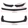 Modificación de coche universal pala frontal de tres etapas pala frontal ajustable universal pala frontal combinada universal borde de esquina universal para coche