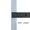 Banda Elástica Engrosada al por Mayor, Banda Elástica Ancha Suave para Cintura, Tela Cepillada de Nylon Doble Cara Negra y Blanca de 1-8 cm, en Stock