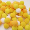 Poliéster Color Alta Elasticidad Pompon Bola de Felpa Pequeña Niños de Jardín de Infancia DIY Decoración Hecha a Mano Material Accesorios Pompon Pequeño