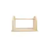 Soporte de Madera Maciza para Cintas Suministros para Floristería Estante de Almacenamiento para Cintas Soporte de Carrete para Hilo y Cinta Soporte para Rollos Largos de Papel Estante de Colores Hecho a Mano para Cintas