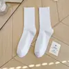 Calcetines de color para mujer, calcetines de algodón para danza moderna, medias de baile, color liso, color caramelo, color macarrón, longitud hasta la mitad de la pantorrilla, estilo japonés, combinan con todo