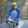 Izexx Etiqueta Morada - Serie de Viajes Urbanos Ropa Deportiva para Exteriores Camiseta de Manga Larga de Secado Rápido para Hombre, Holgada y Versátil para Primavera y Otoño