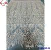 Europeu e Americano DIY Artesanato Manual Viscose Glitter Padrão Vintage Malha Transparente Renda Vestido Feminino Elegante Roupa de Noite Palco Relógio