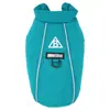 Abrigo de invierno impermeable para mascotas de dos tonos con cuello alto, chaleco cortavientos y cálido, adecuado para uso en exteriores, se puede sujetar a una correa, chaqueta de algodón casual para perros