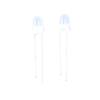 4mm Blanco Lechoso Cabello Azul Niebla 4mm Perlas de Lámpara Diodo Emisor de Luz Led Súper Brillante Enchufable Alto Brillo Efecto de Luz