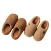 Pantuflas de Algodón con Suela Gruesa para Mujer Otoño/Invierno 2026 Nuevo Estilo para Interior del Hogar Antideslizantes Cálidas de Felpa Suaves de Algodón para Mujer
