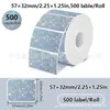 Papel Térmico Autoadhesivo de Gradiente Listo en Stock del Fabricante en Dorado, Plateado y Papel Térmico Láser Holográfico Colorido