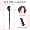 [Não é Preciso Trançar o Cabelo em um Penteado Finalizado] Perucas Trançadas para Mulheres, Trança Torcida Lateral da Noiva, Peruca de Rabo de Cavalo com Presilha
