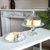 Decoración Creativa de Encaje de Amor Mesa de Centro para Sala de Estar Plato para Ensaladas, Aperitivos y Fruta Bandeja Moderna de Celebridad de Internet