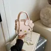 Bolsa Infantil Transfronteriza 2025 Nuevo Dibujo Animado Gato Lindo Bolso de Mano Cadena Familiar de Niñas de Gama Alta Bolso Cruzado