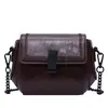 Elegante Bolso Pequeño Texturizado Bolso de Mujer 2020 Invierno Nuevo Popular en Internet Moda Versátil Bolso Cruzado Bolso de Hombro Vintage para Mujer
