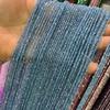 Mini cuentas pequeñas de 2 mm con circonita azul de agua de lago profundo, cuentas redondas con corte angular, cadena de clavícula para bricolaje, ropa con cuentas