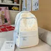Mochila Escolar Casual Fofa Feminina Leve Coreana Estudante Grande Capacidade Ensino Fundamental Versátil Casual Mochila de Alto Valor Mochila