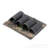 Pegatinas de almacenamiento multi-funcionales para exteriores de 4 agujeros accesorios tácticos molle Velcro bolsa de herramientas a granel