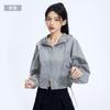 LIUYU Ropa Protectora Solar Ligera de Verano para Mujer Ropa Exterior con Capucha Cordón Manga Larga Casual Deportiva Chaqueta Protectora Solar
