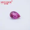 Pedras Preciosas Cultivadas Importadas: Coríndon em Formato de Gota e Pera, Vermelho Sangue de Pombo, Amarelo Dourado, etc.. Atacado de Fábrica de Pedras Soltas e Acessórios para Anéis