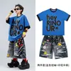Roupas da moda infantil para dança de rua estilo hip-hop roupas hip-hop legais e estilosas para meninos e meninas para apresentações de rua infantil
