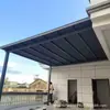Toldo de aleación de aluminio para balcón de villa, protección contra la lluvia para patio, toldo para terraza de patio de casa, parasol para invernadero