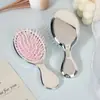 Mini Pente de Almofada de Ar Cor Eletrodepositada Pequeno Pente de Bolsa de Ar Portátil Baggable Pente de Massagem Infantil Presente Pente de Cabelo