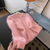 Minha Recomendação Pessoal Favorita~ Suéter de Lã de Cavalo Marinho de Alto Padrão e Super Estiloso com Gola Polo para Mulheres, Peça de Tricô para Outono e Inverno