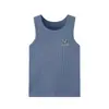 Chaleco de Verano para Niños 2024 nuevo chaleco de niño camiseta sin mangas de niña prenda exterior prenda interior chaleco protector de abdomen forma de I