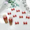 Nuevo moño oreja de gato uña caricatura joyería luminosa decoración de uñas lindos accesorios de resina material para uñas