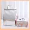 Bolsas Aislantes para Pasteles Color Dorado en Stock, Bolsas Aislantes Elevadas de Doble Capa para Entrega, Bolsas para Llevar Dim Sum, Paquetes de Tres