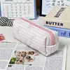 Venda Direta da Fábrica Nova Bolsa de Armazenamento Bolsa de Lápis Resistente a Manchas Estilo Ins Feminino Grande Capacidade Nicho Não Colidente Papelaria Bolsa de Cosméticos