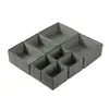 Caja de almacenamiento de ropa transfronteriza para uso doméstico, organizador plegable para ropa interior y prendas, caja de almacenamiento tipo cajón para calcetines para armario