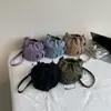 Bolsa Transversal com Cordão Novo Estilo Transfronteiriça para Mulheres, Estilo Coreano Ins Leve Casual Bolsa de Ombro, Bolsa de Mão Respirável Versátil Bolsa de Ombro