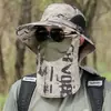 Novo Estilo Chapéu de Pescador com Aba Estendida para Proteção Solar para Homens e Mulheres, Proteção Solar para Exterior, Proteção do Pescoço, Secagem Rápida, Respirável Chapéu de Sol
