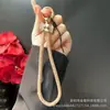 Cordón para Teléfono Móvil con Cadena Completa de Pedrería, Colgante de Pedrería Lujoso, Encanto de Lazo, Cadena para Teléfono Móvil de Nuevo Estilo al por Mayor