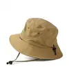 Sombrero de Montañismo Profesional para Senderismo al Aire Libre Hecho a Medida, Ropa de Trabajo de Secado Rápido, Cortavientos, Ala Ancha, Lavable, Protección Solar UPF50+, Sombrero de Pescador